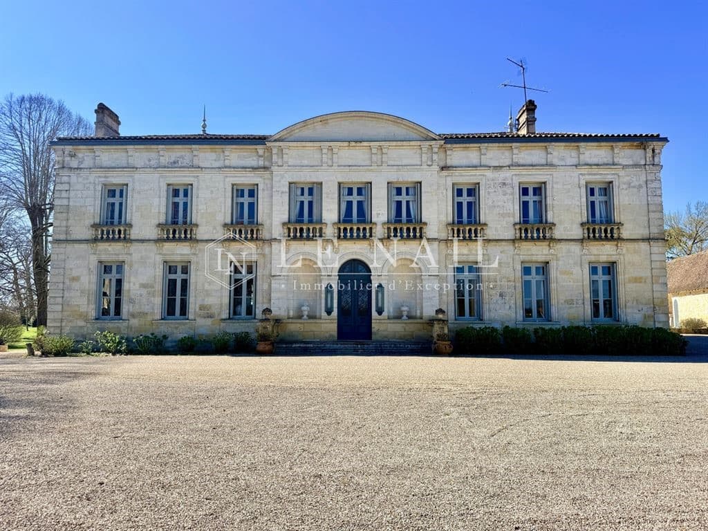 Elegant 18th Century Château with Spacious Living and Park Views — Château for sale in Dordogne, France