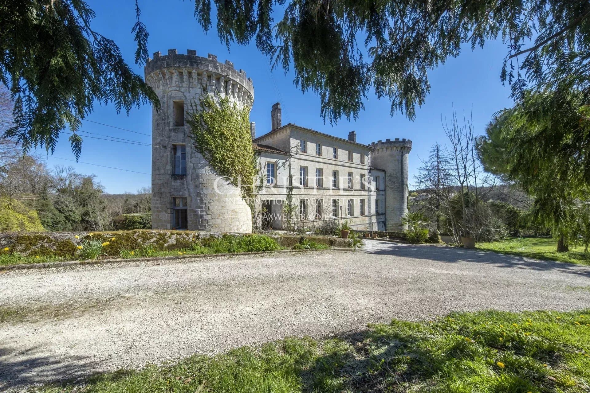 Château with 500 Sqm and 8 Bedrooms in a Stunning Natural Setting — Château for sale in Charente, France