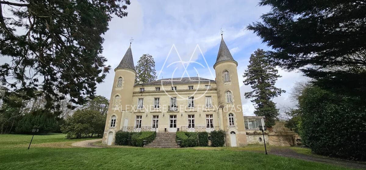 Spacious Castle With 17 Bedrooms And Swimming Pool — in Vienne, Nouvelle-Aquitaine