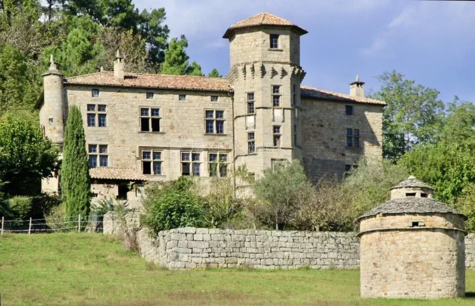 Renaissance Château With Panoramic Views In Lower Ardèche 2
