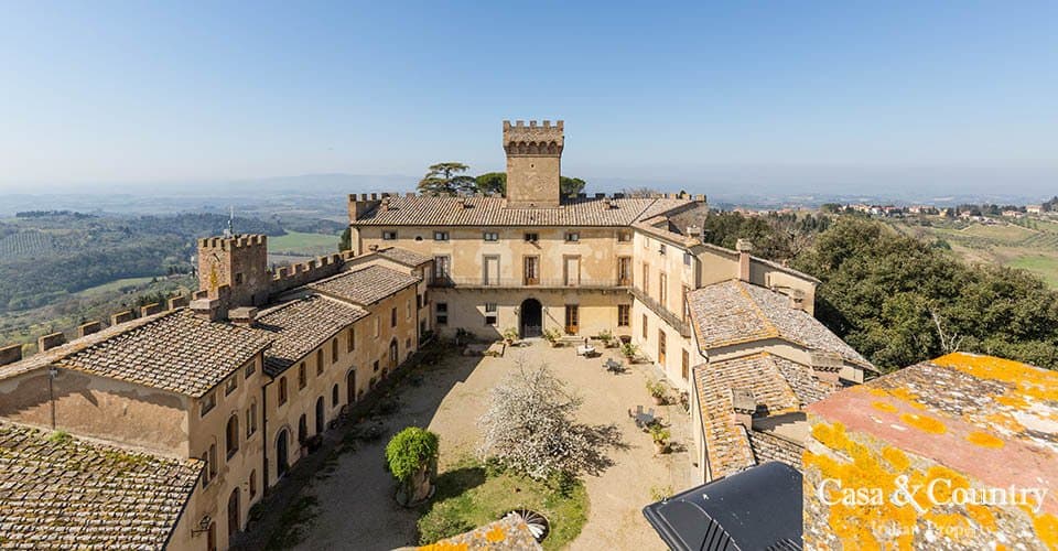 Pesa Castle With Extensive Vineyards And Olive Groves 4