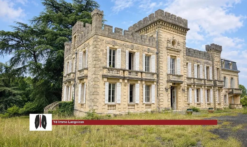Elegant Bordeaux-Style Château With 7 Bedrooms And Event Potential