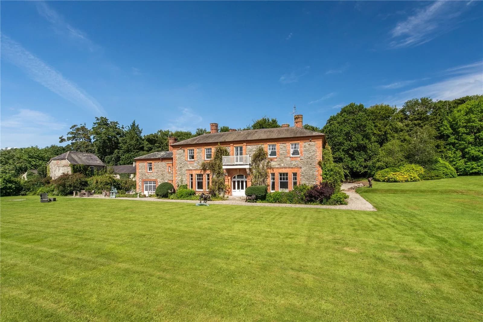 Remarkable 19th Century Country Home with Scenic River Views