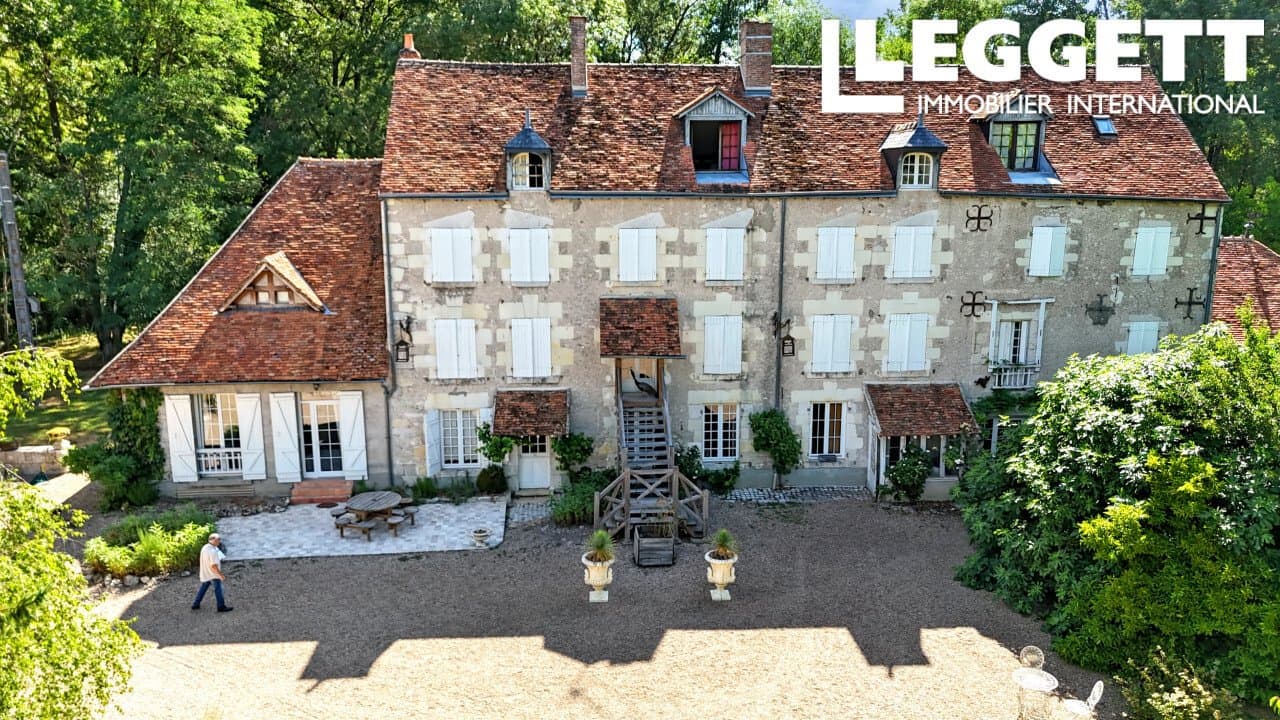 Historic 11th Century Mill With Guest House And Cottages In The Loire Valley