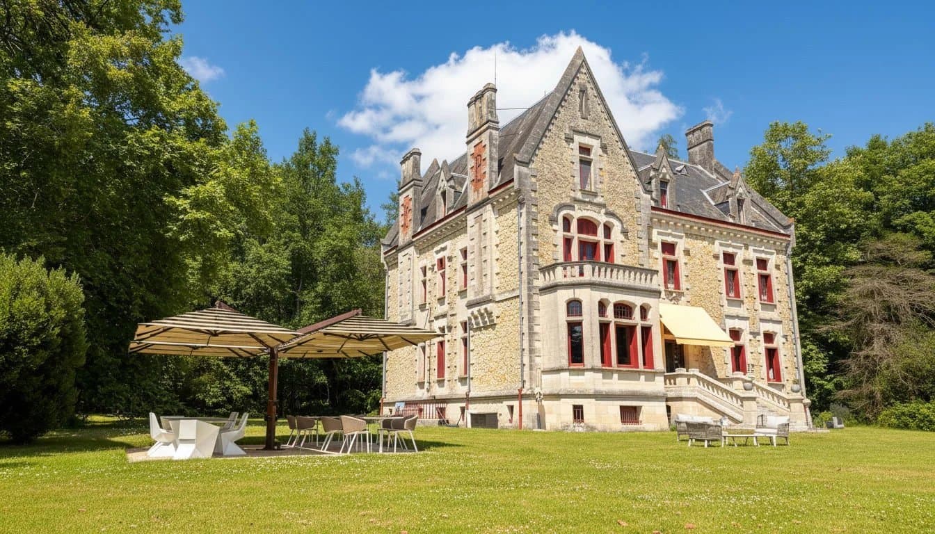 Neo-Renaissance Tudor-Style Château With 9 Bedrooms And 6.4 Hectares — Château for sale in France