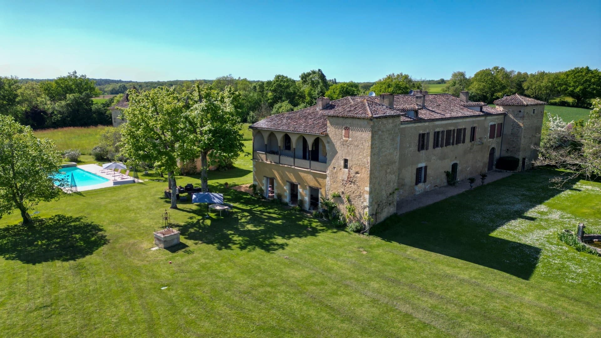Elegant 15th Century Château with Guest House and Expansive Gardens 2