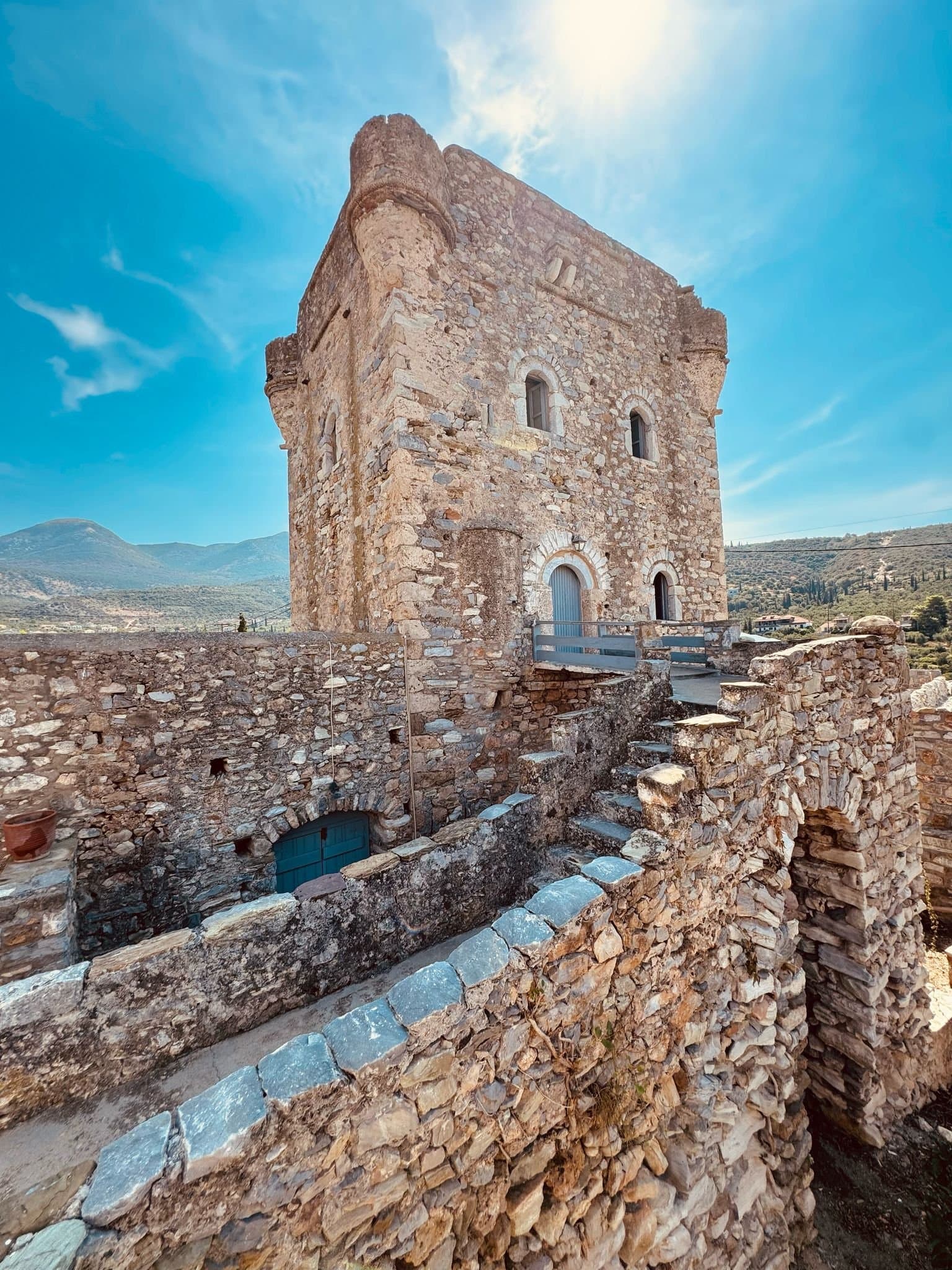 Historic Stone Tower Steps From The Sea In Mani 3