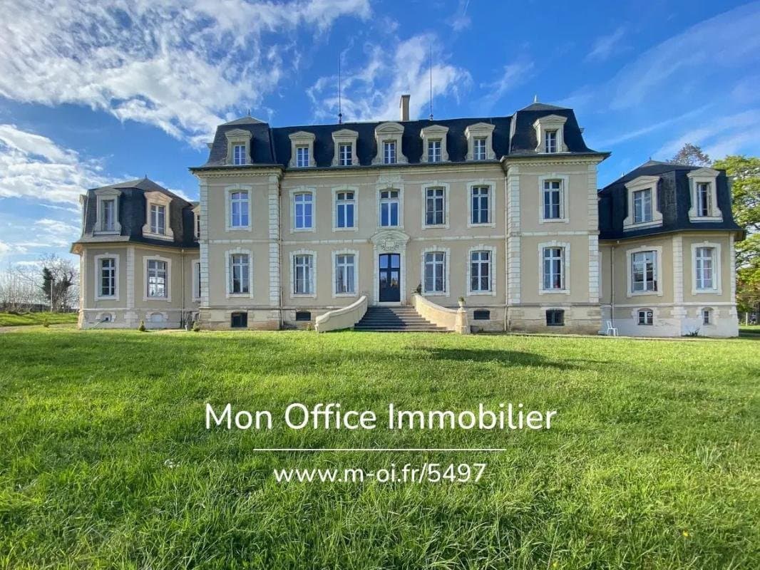 Renovated Neoclassical Château with 56 Beds and 16 Hectare Park