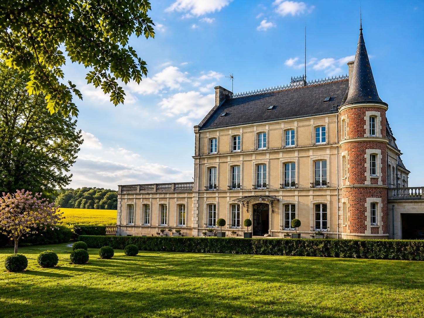 Charming 18th Century Castle with Swimming Pool — in Centre-Val de Loire, France