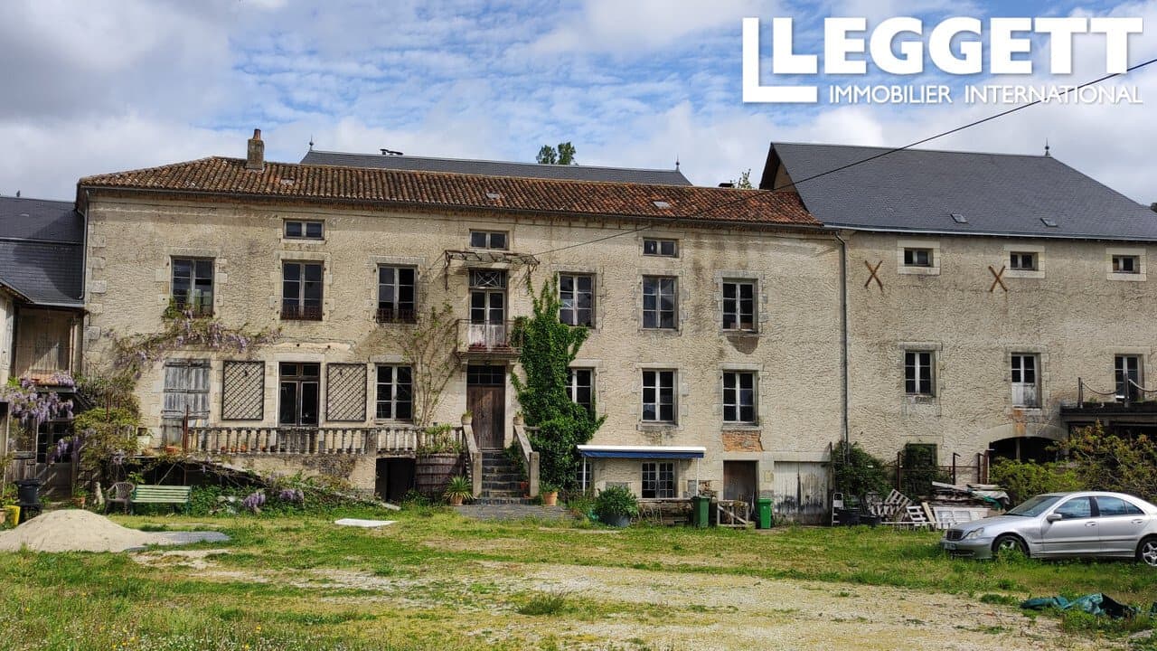 Historic Château on Its Own Island in the River Vienne