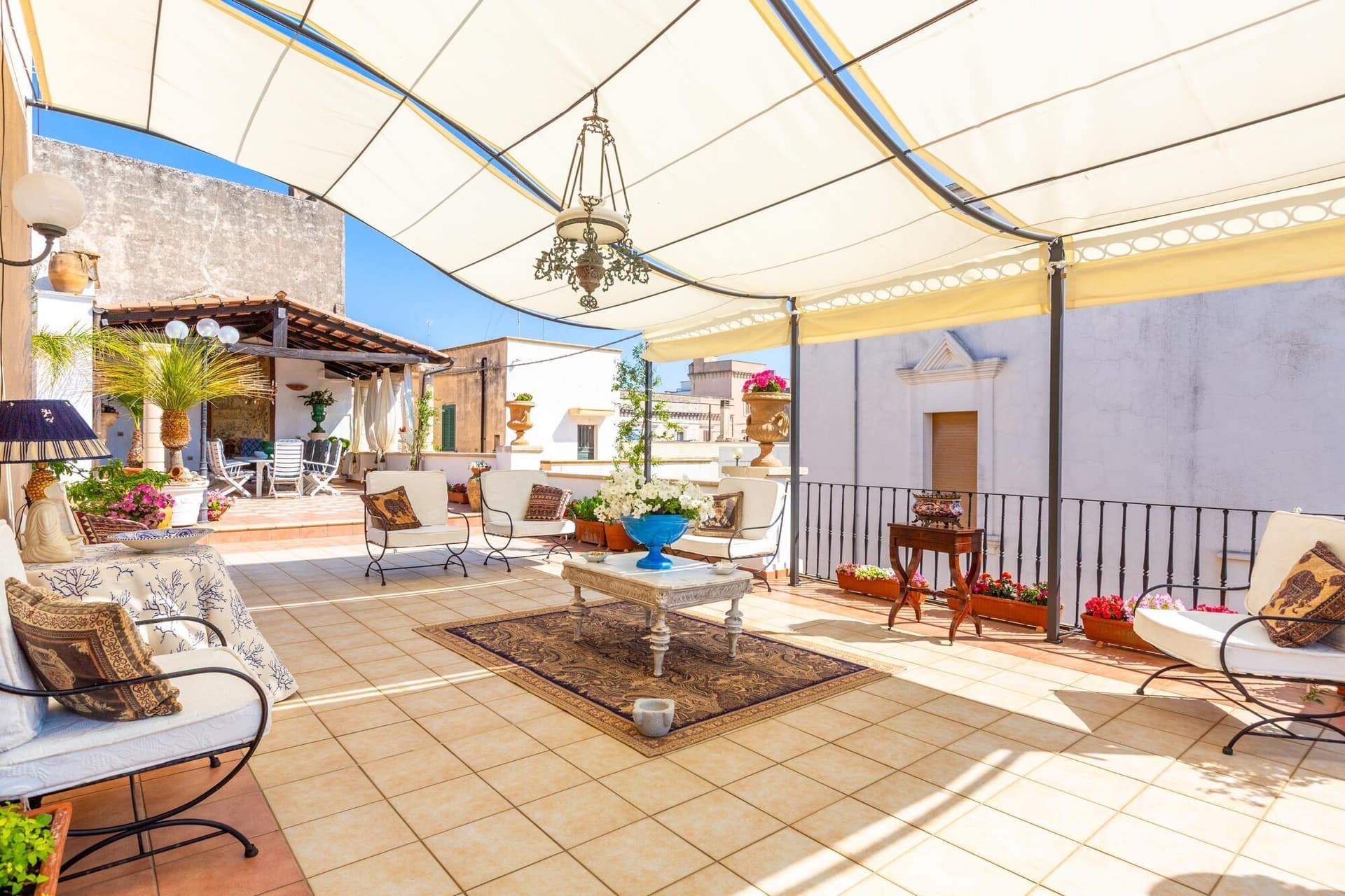 Elegant Noble Palace With Majestic Frescoes And Large Terrace