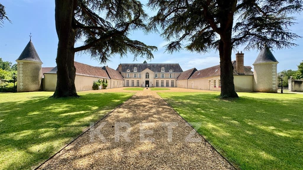 Restored Renaissance Château With Equestrian Arena And Heated Pool — Château for sale in Indre-et-Loire, Loire Valley