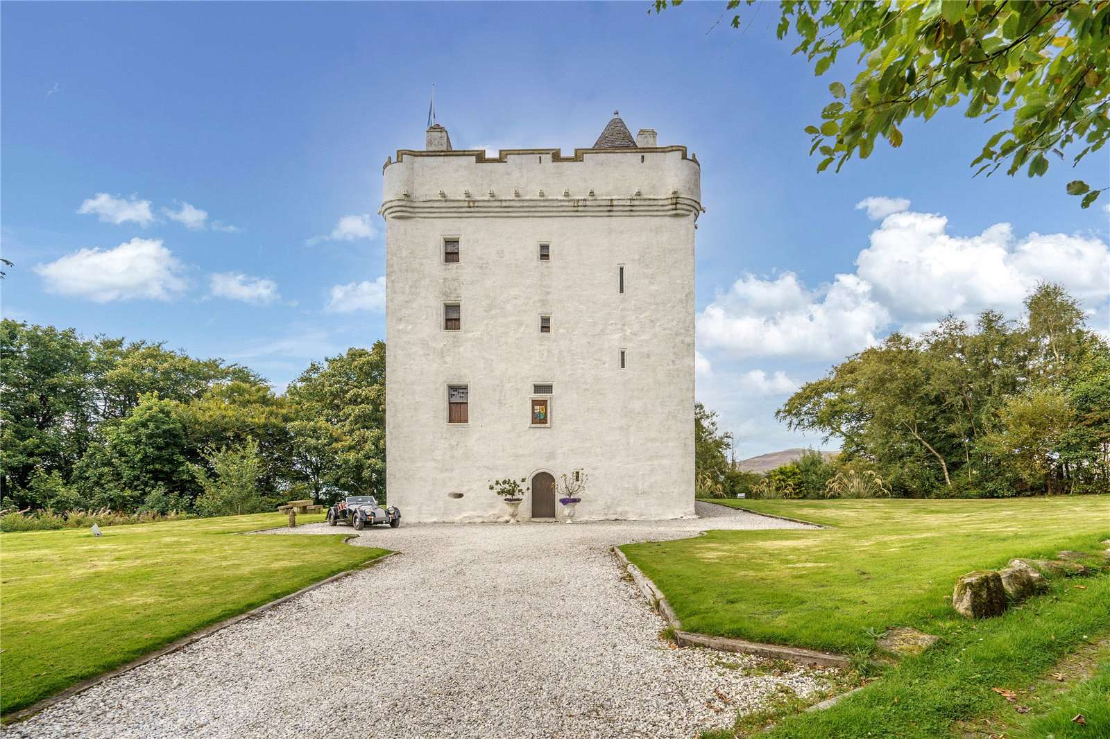 Law Castle: A Magnificent 15th Century Restored Tower House — in North Ayrshire, Scotland
