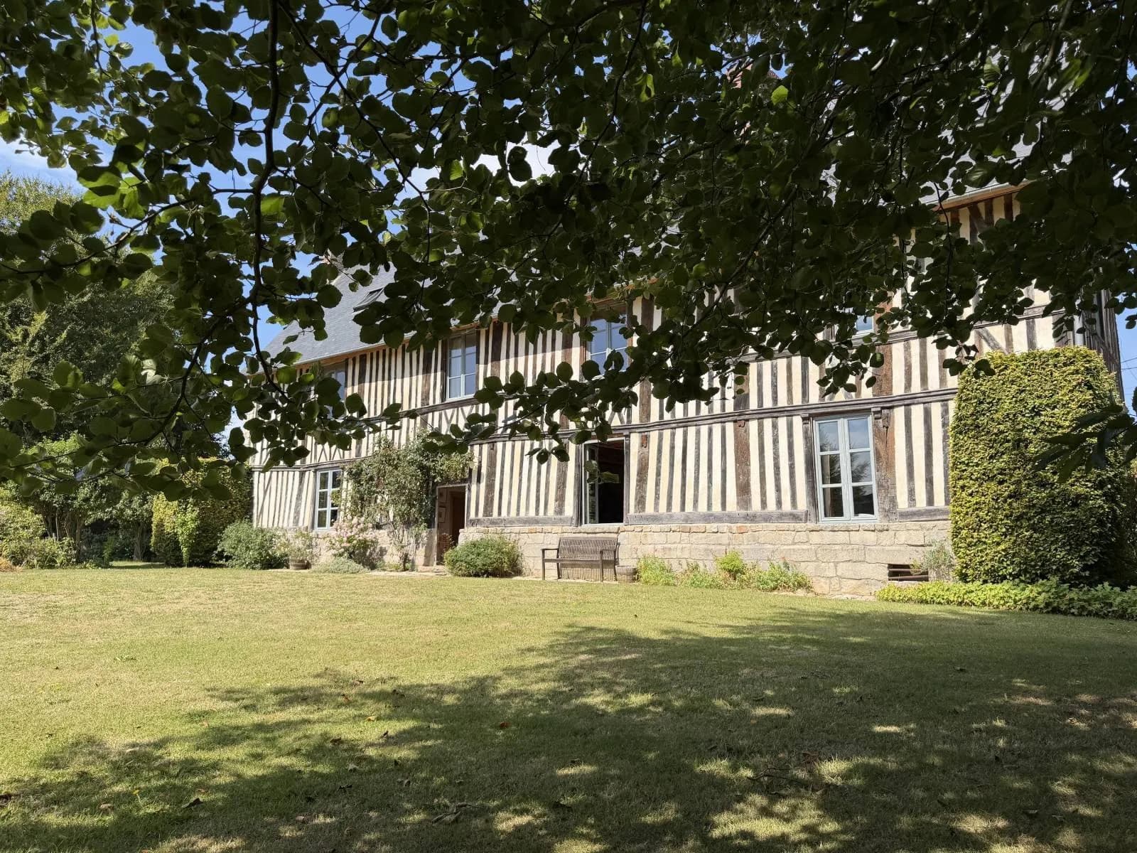 Authentic Norman Manor House With Guest Cottage And Outbuilding Set On 1.8 Hectares