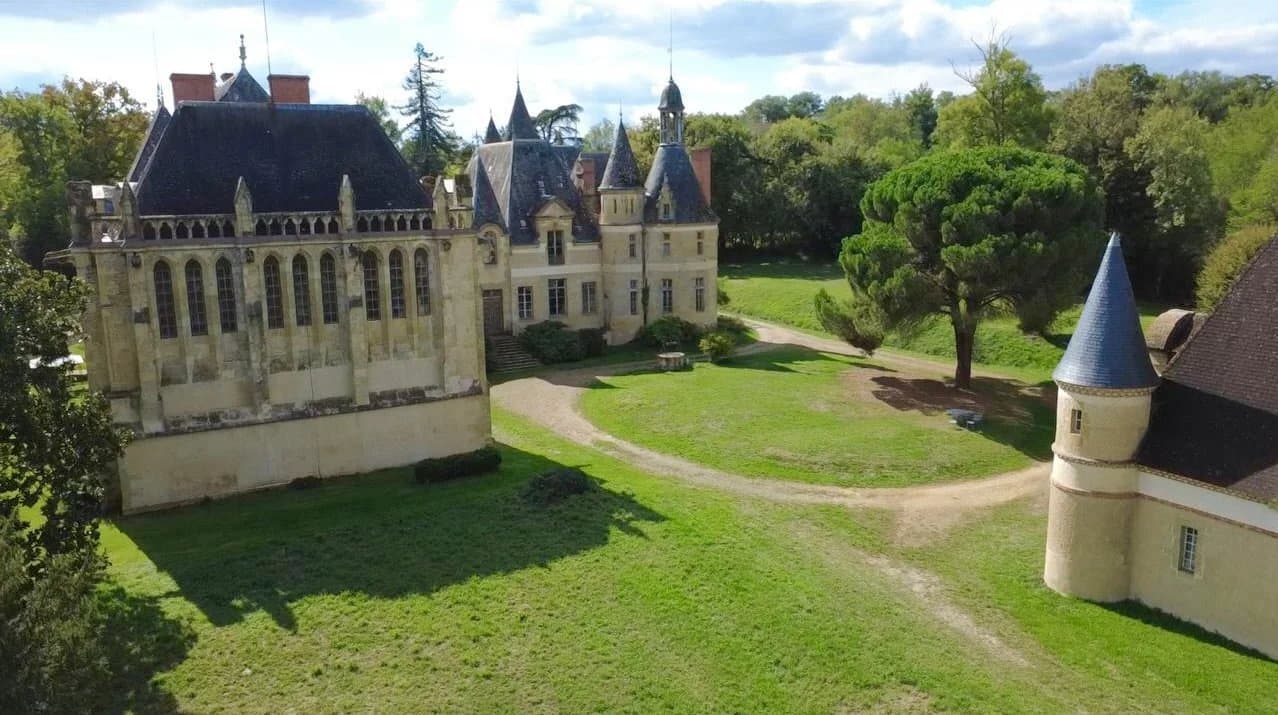 19th Century Château With Chapel, Outbuildings, Woods, And Pond 5