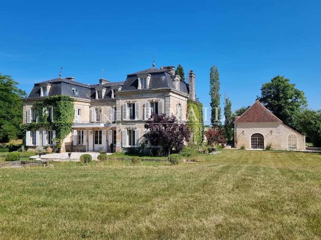 Elegant 18th Century Château with Extensive Grounds and Outbuildings — Château for sale in Normandy, France