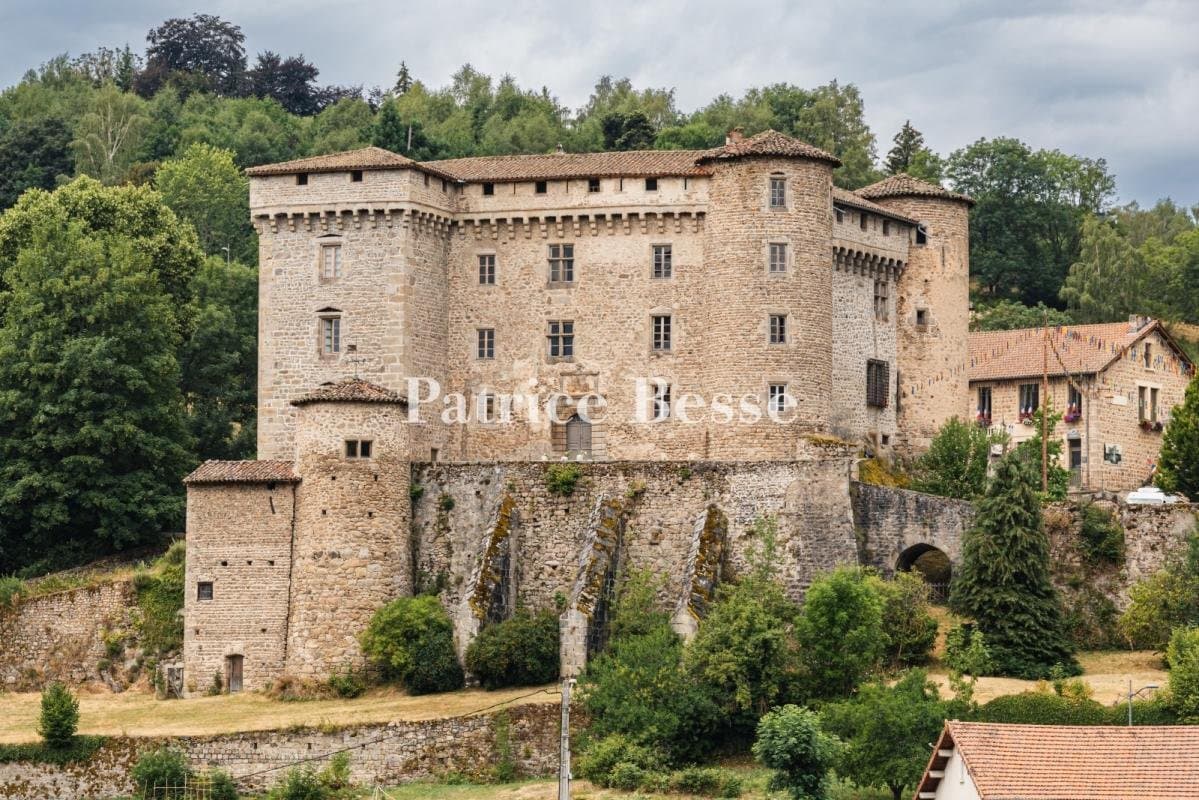 Historic Medieval Château Overlooking The Forez Landscape 2