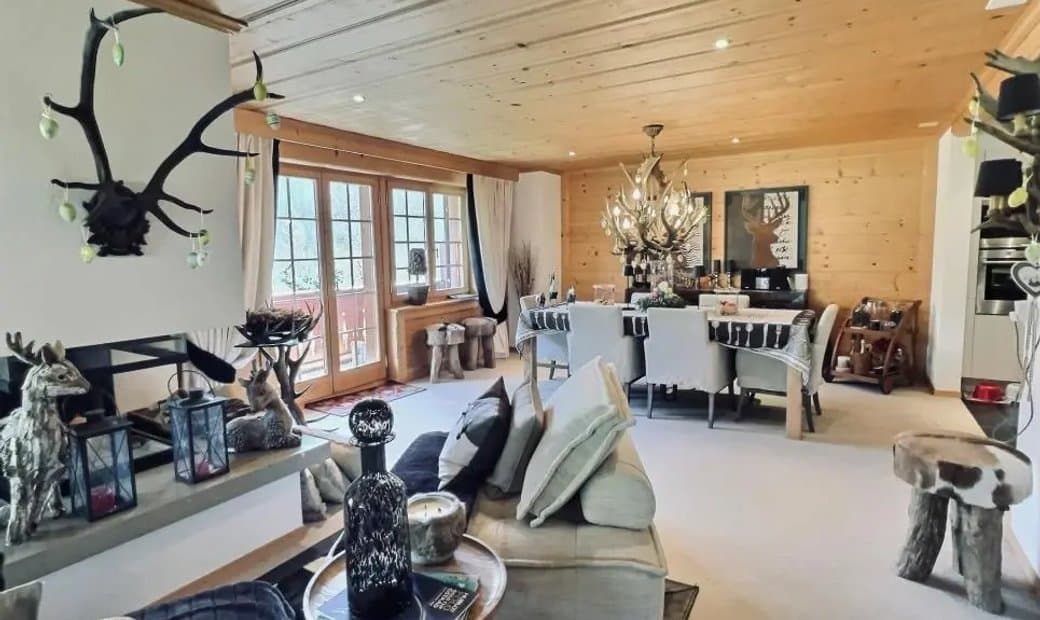 Elegant 3-Bedroom Apartment In Château-d’Oex