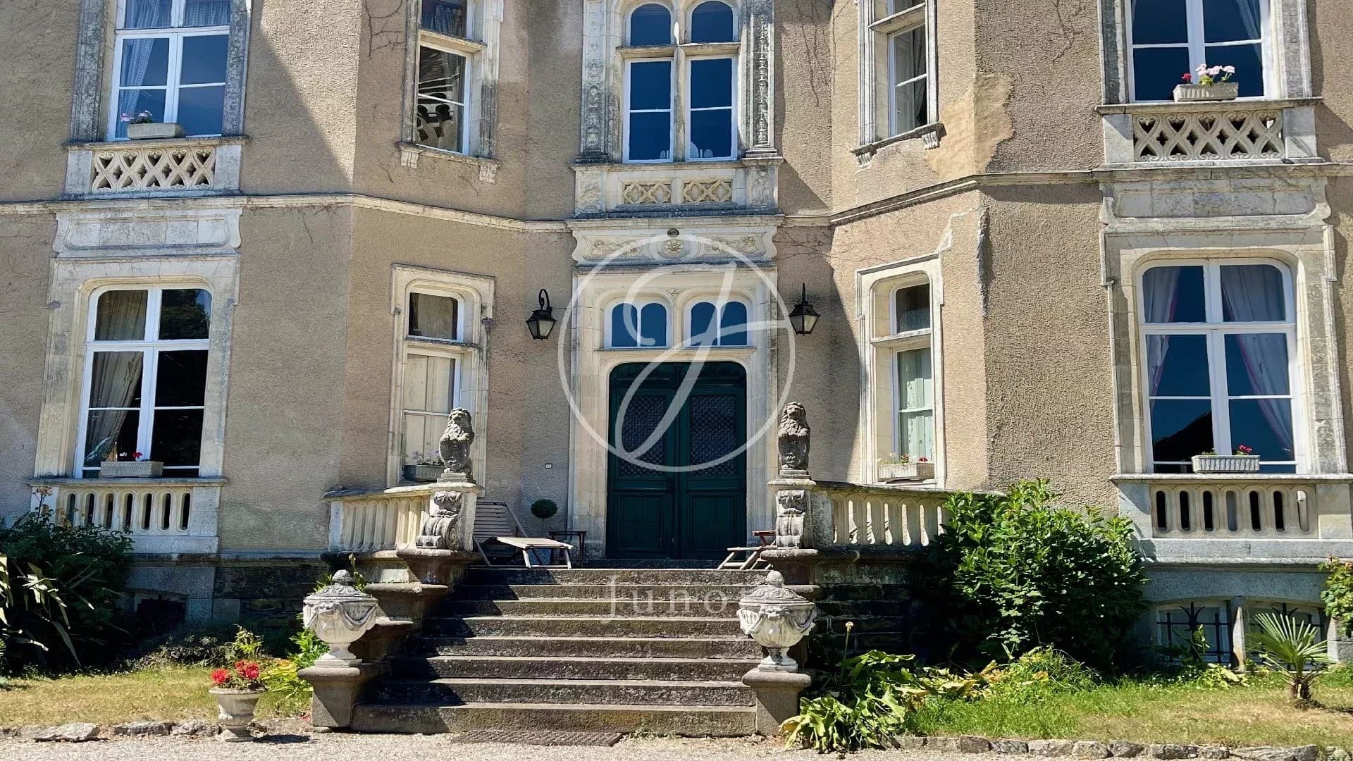 Exceptional 19th Century Château With Ballroom And Picturesque Pond 2