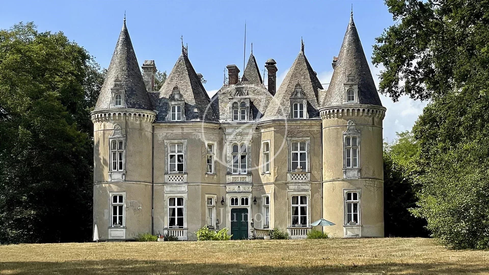 Exceptional 19th Century Château With Ballroom And Picturesque Pond 4