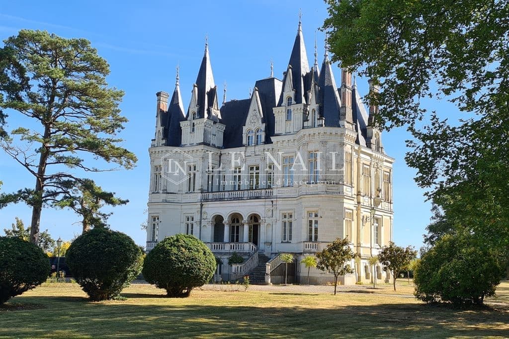 Exceptional 19th Century Château With English Park And Outbuildings 2