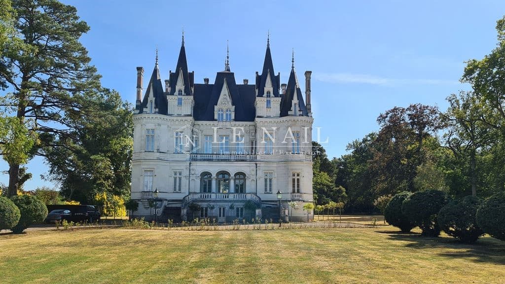 Exceptional 19th Century Château With English Park And Outbuildings 5