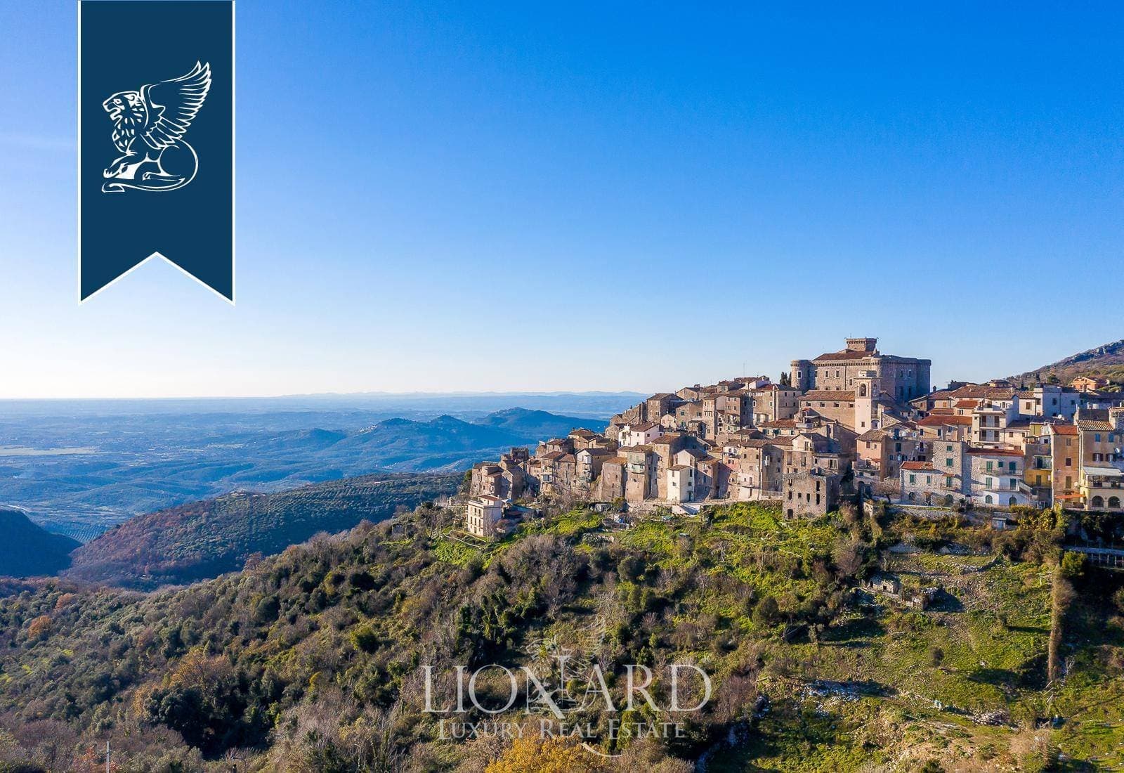 Historic Castle with Rooftop Terrace and 360° Views Near Rome — in Rome, Italy