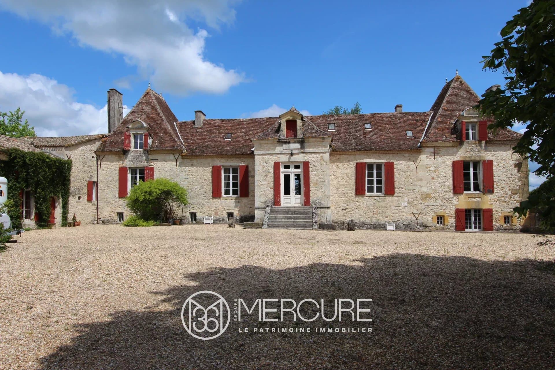 Authentic Castle with Equestrian Facilities and Heated Swimming Pool — in Nouvelle-Aquitaine, France