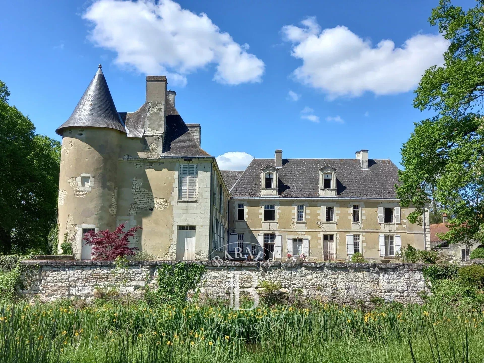 Historic 15th Century Château With 600 Sqm Living Space And 4.3 Hectares — Château for sale in France