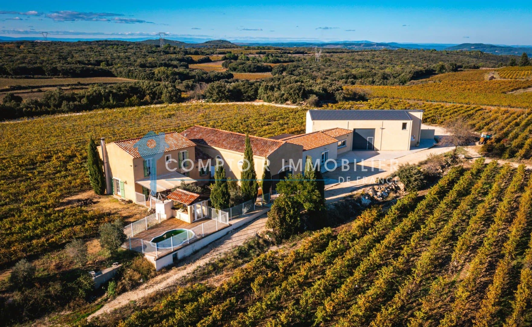 Property Complex With Panoramic Views And Multiple Buildings — in France