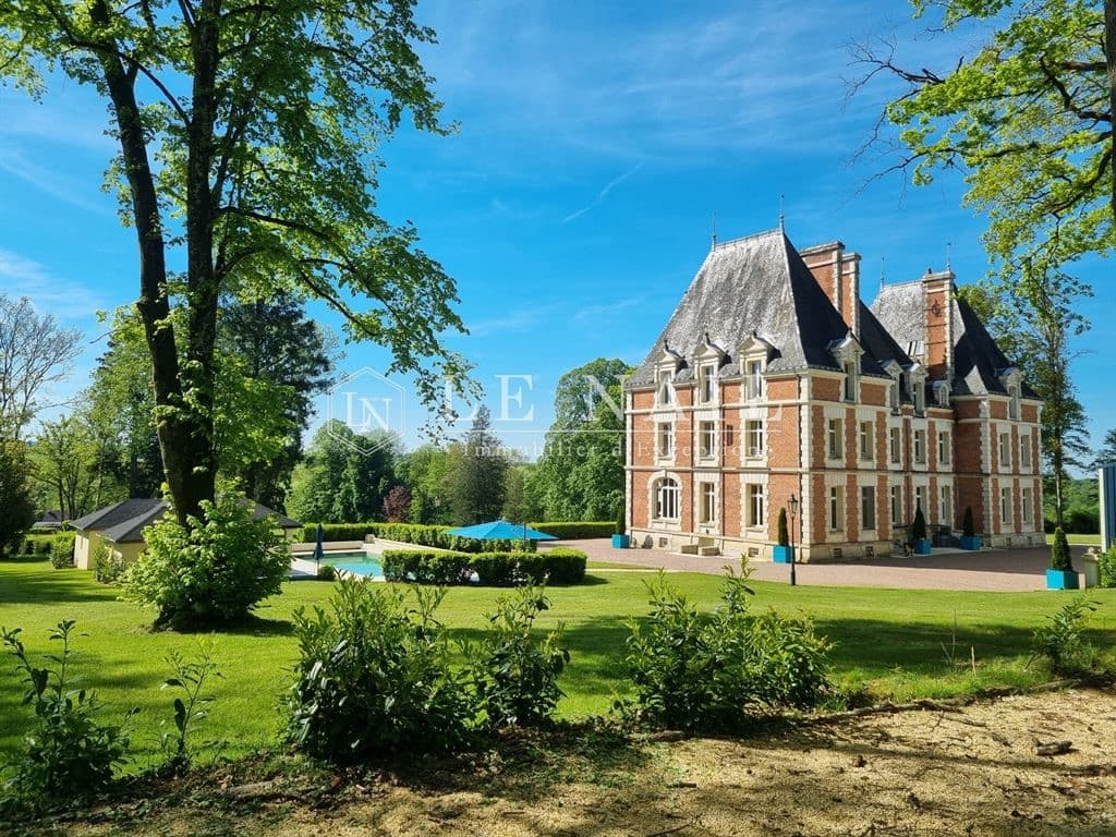 19th Century Château with Pool and English Parkland 3