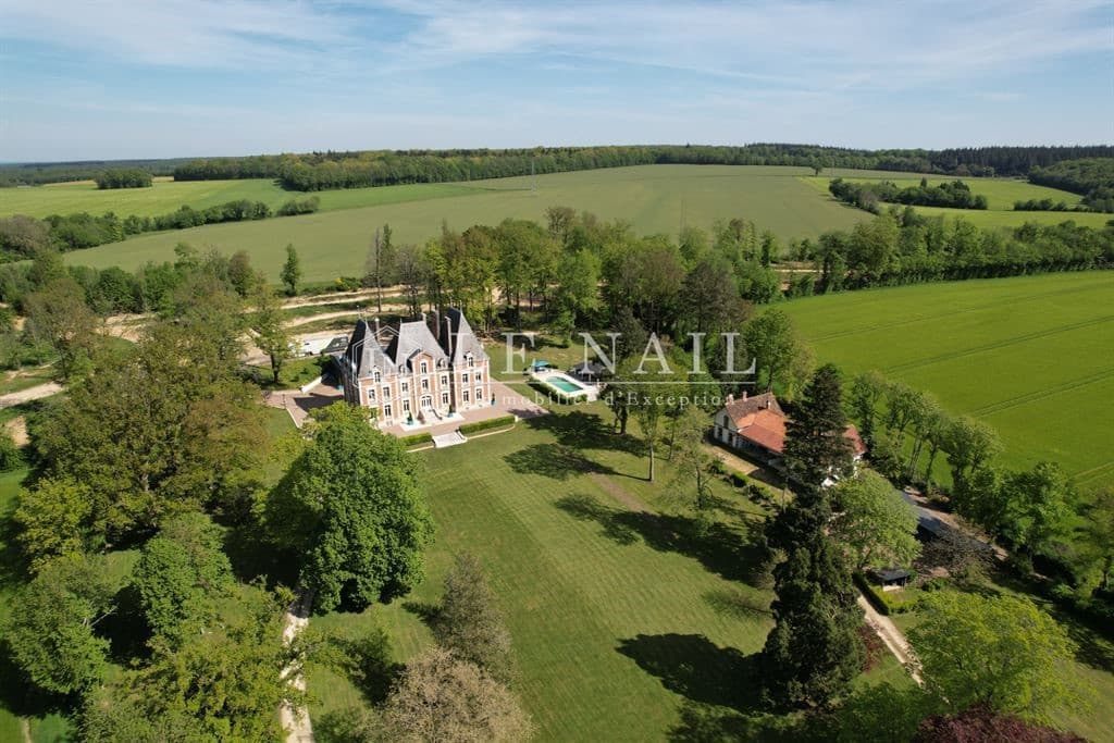 19th Century Château with Pool and English Parkland 4
