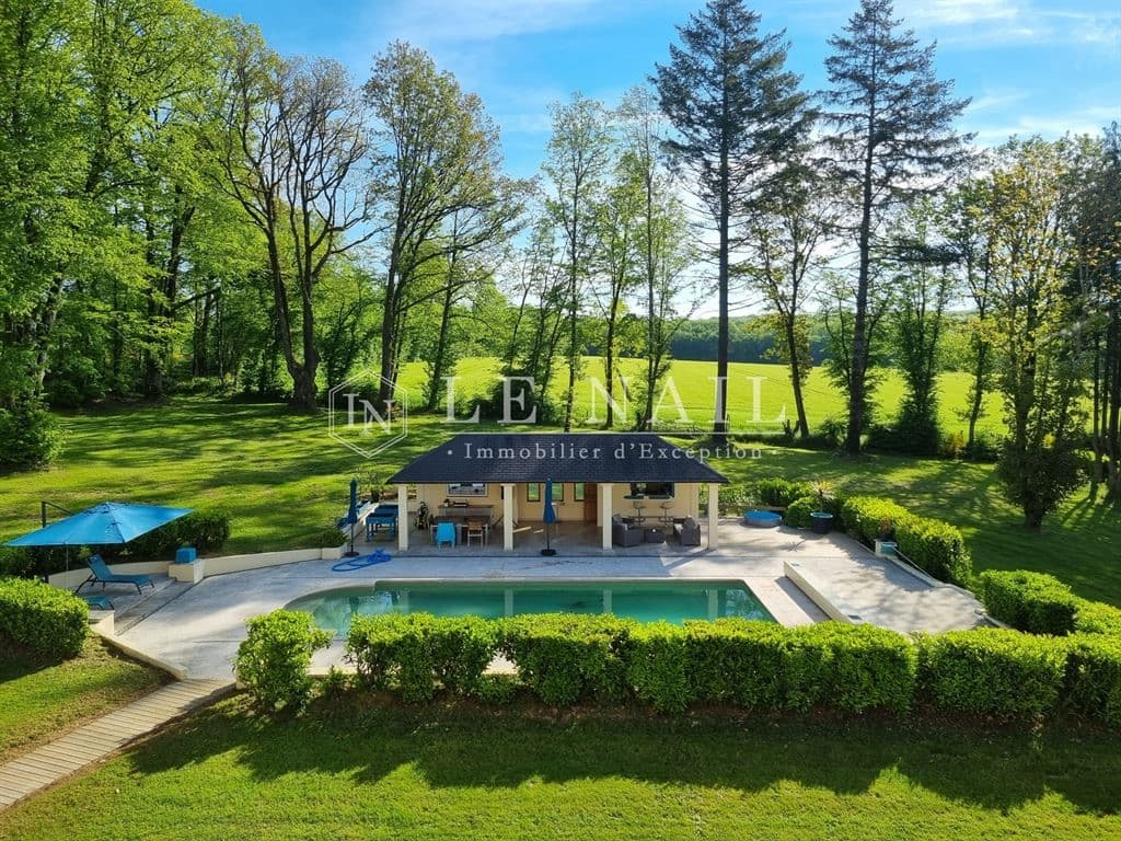 19th Century Château with Pool and English Parkland 4