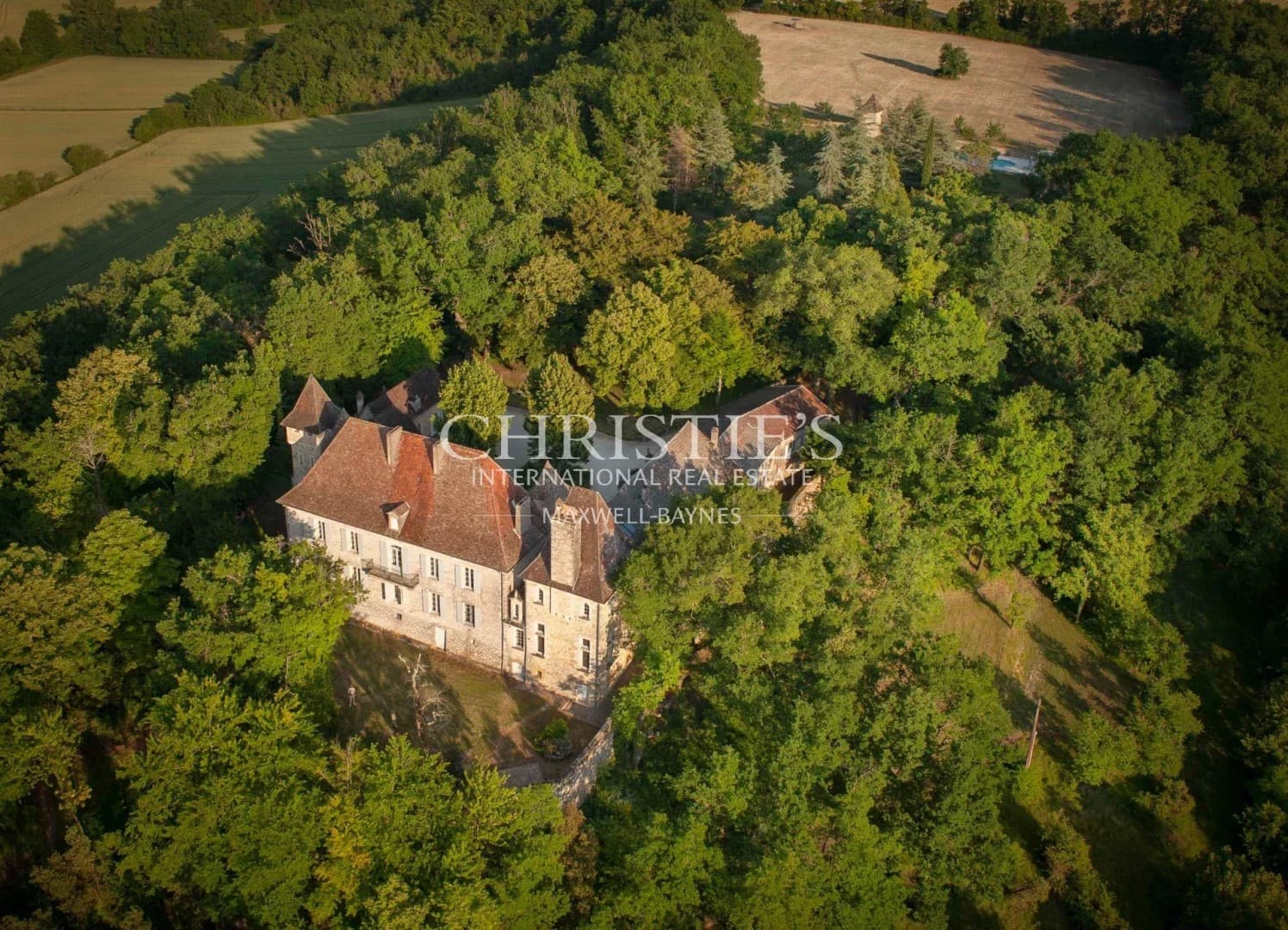 Elegant 17th Century Château With Guest Cottage And Swimming Pool — Château for sale in France