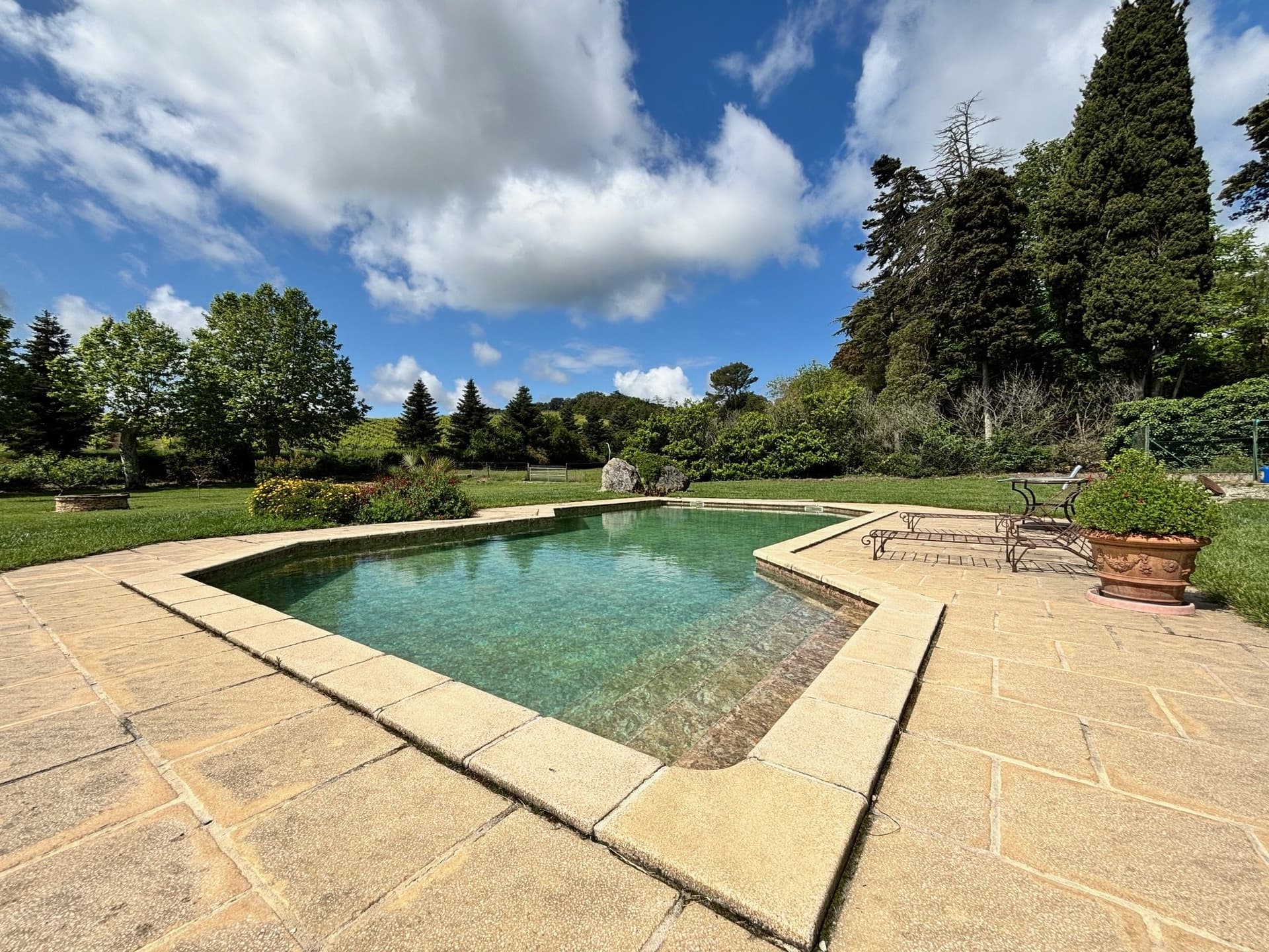 19th Century Château With Vineyards And Swimming Pool — Château for sale in Occitanie, France