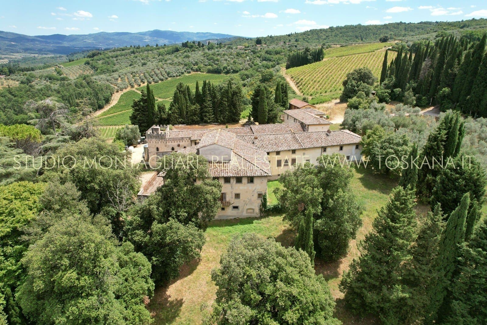 Ancient 12th Century Villa Fattoria With Vineyards And Olive Groves 5