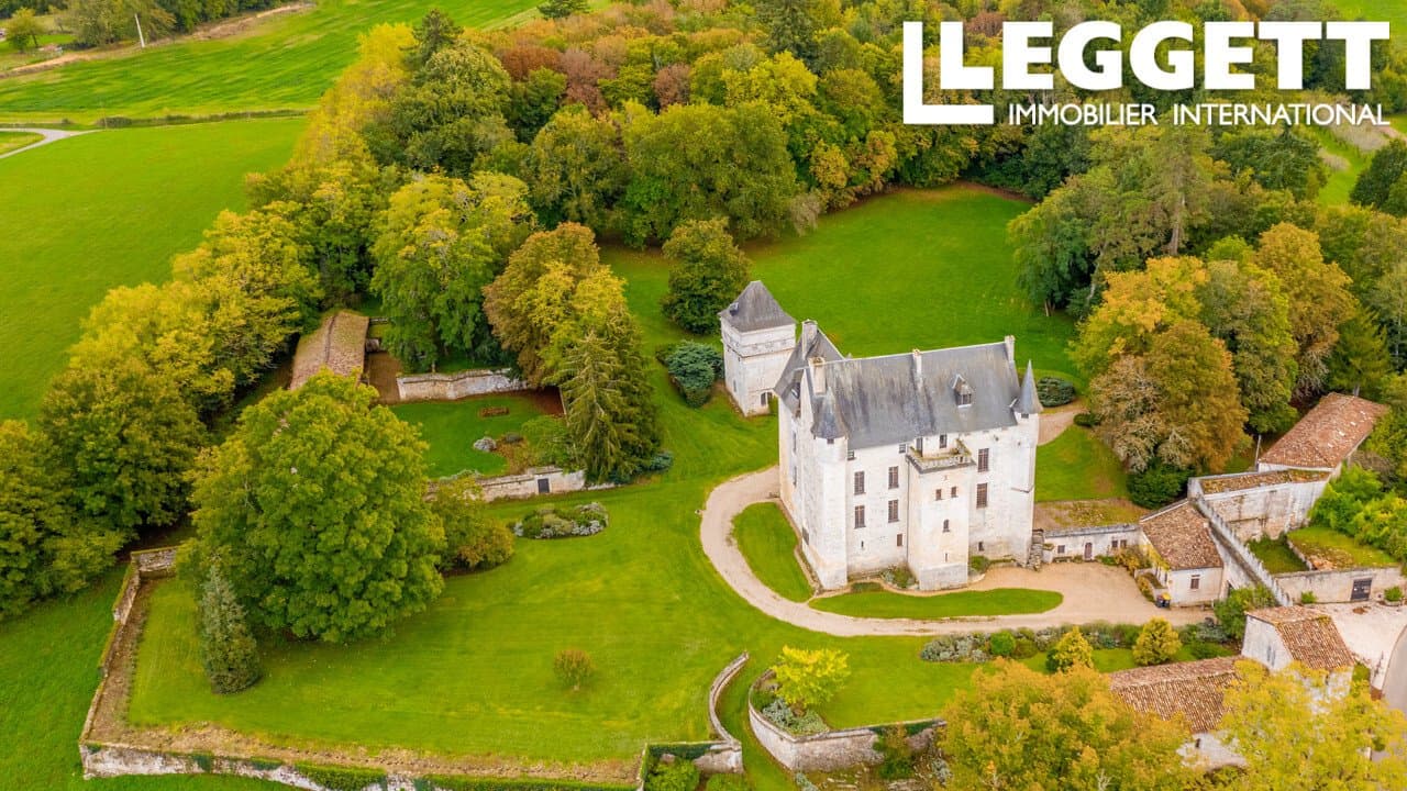 Historic Château With 7 Bedrooms And 55 Hectares Of Land — Château for sale in Charente, France