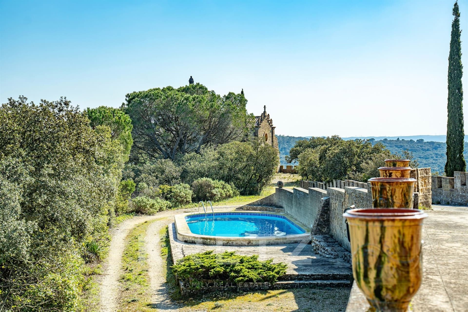 Exceptional 19th Century Castle Panoramic View And Swimming Pool 3