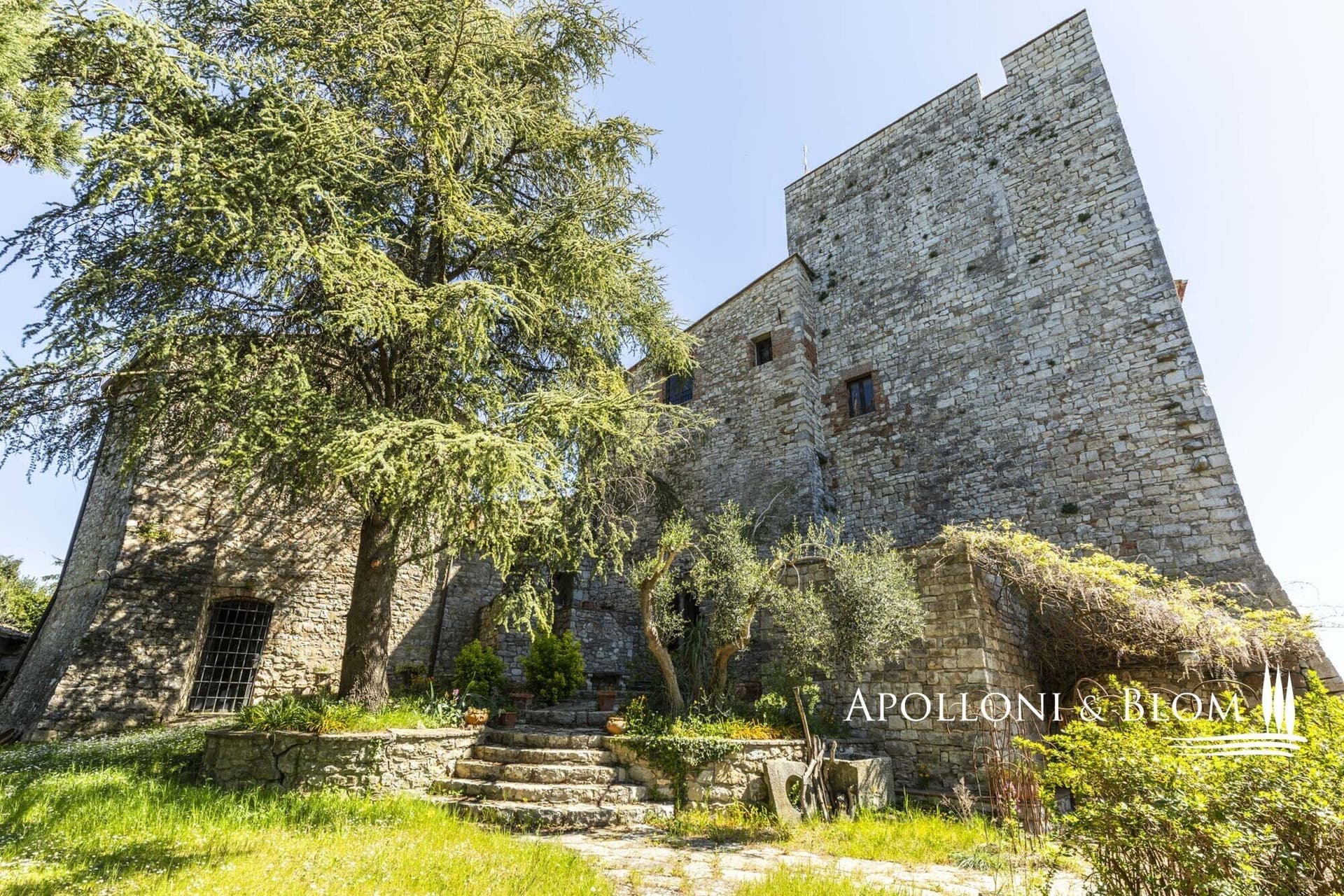 Historic Castle With Tower, Guest Cottage, And Art Studio In Chianti 3