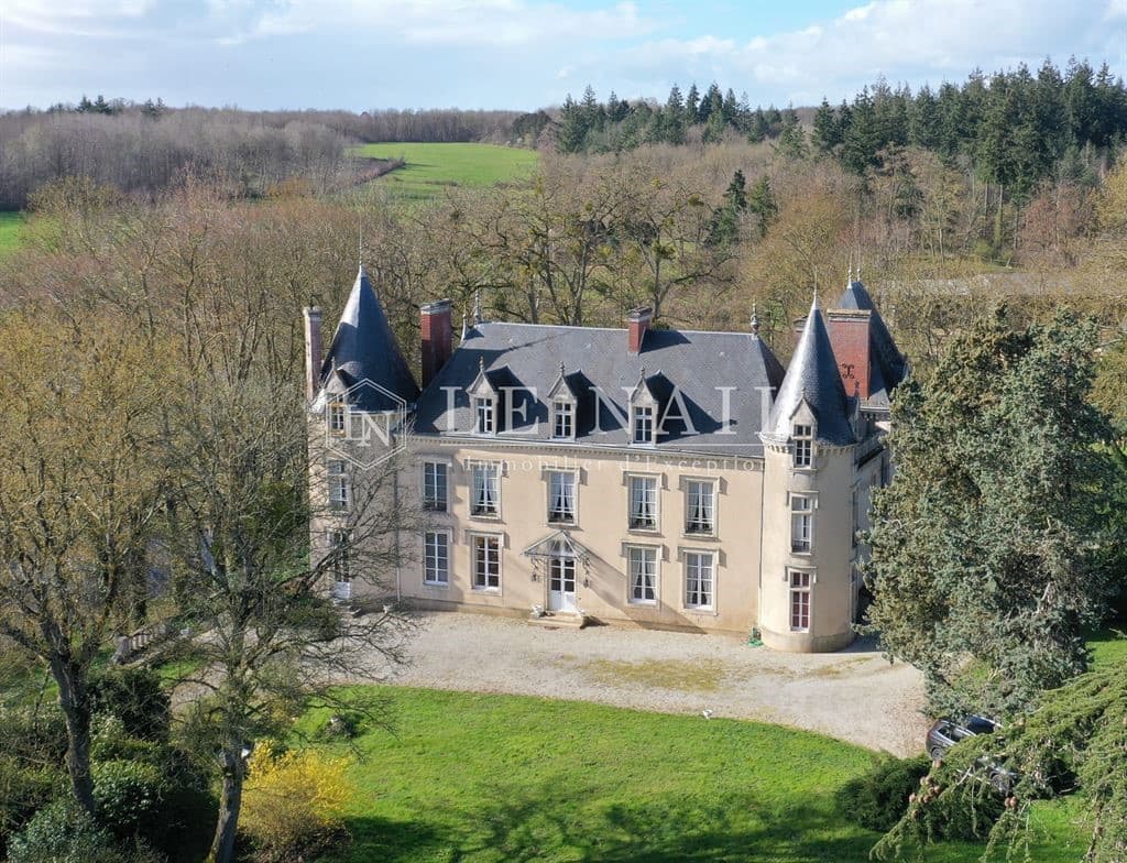 Elegant 19th Century Château With Extensive Grounds And Outbuildings — Château for sale in France