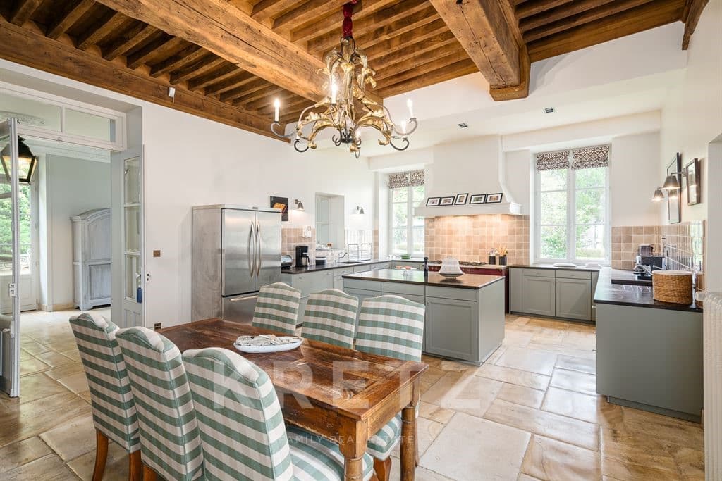 Restored 18th Century Château With Indoor Pool And Guest House 5