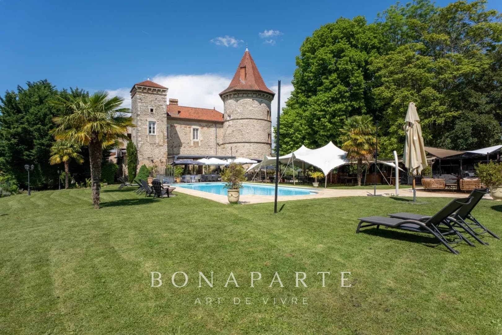 Exceptional 13th Century Château With Hotel, Spa, And Event Spaces — Château for sale in France