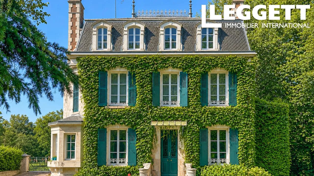 Château With Seven Bedrooms, Wrap-around Terrace And Private Island