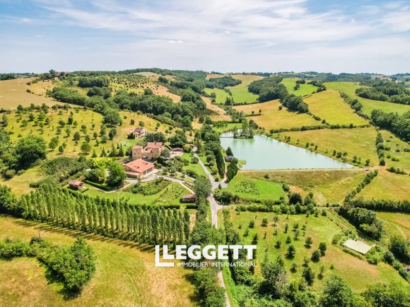 Stunning Estate with Lakeside Houses and Mountain Views 2
