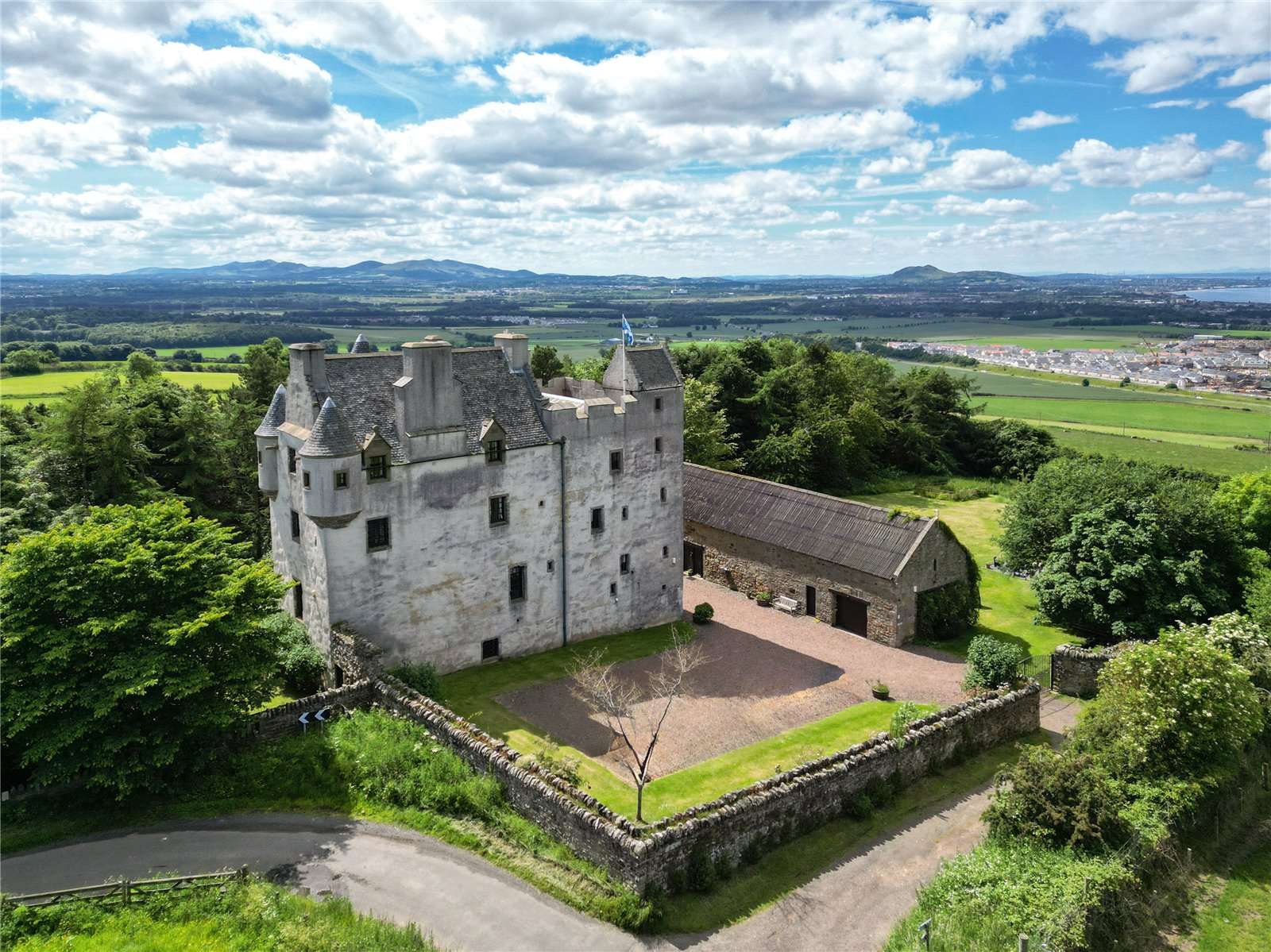 Historic 14th Century Castle With Panoramic Views — in East Lothian, Scotland