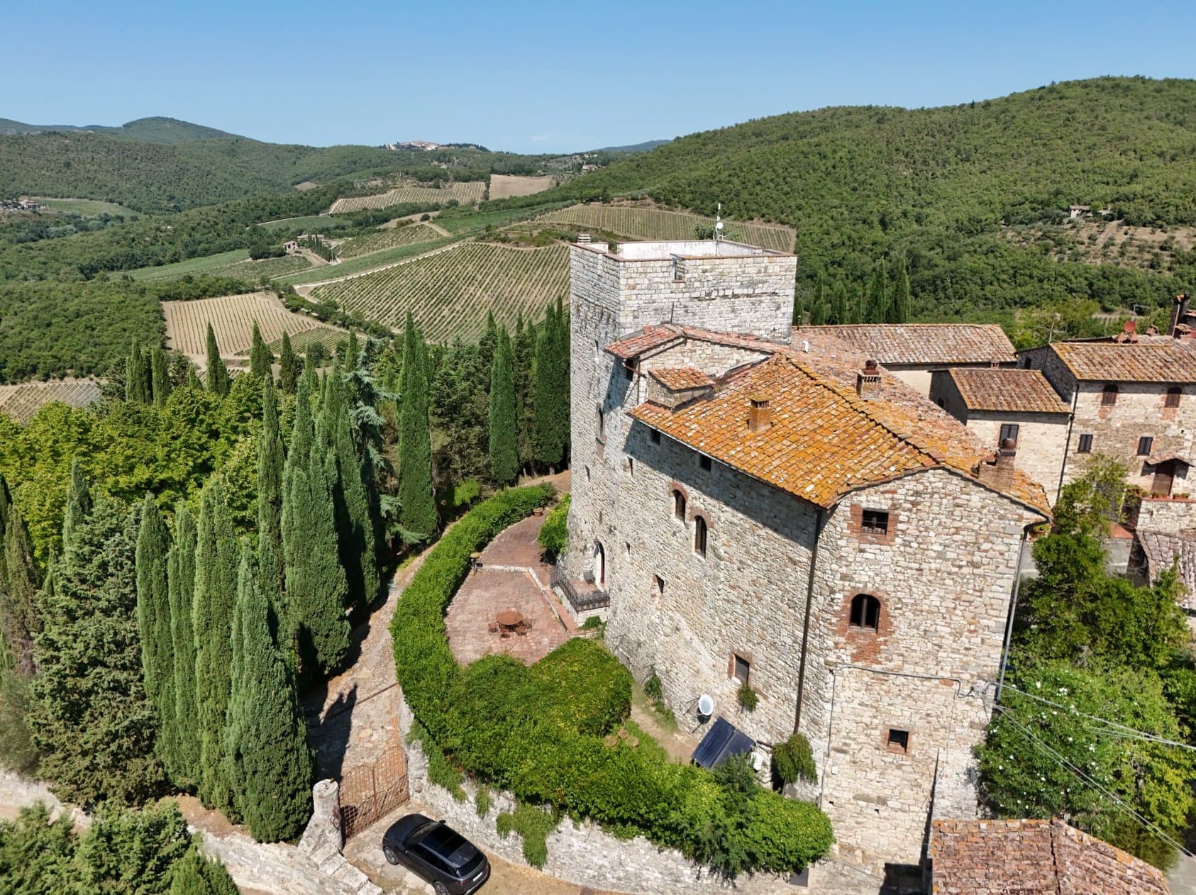 Historic Castle With Pool And Guesthouses In Chianti Classico 4