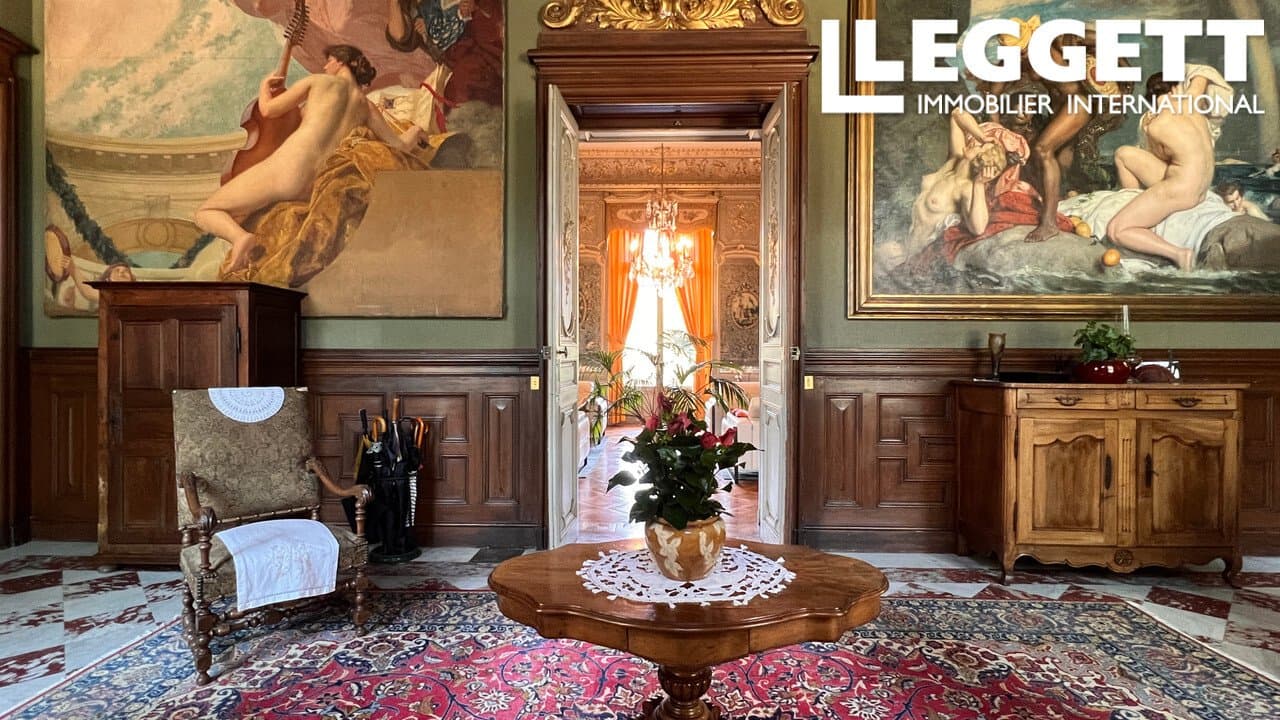 Exceptional 19th Century Château With Private Island, Pool, And Tennis Court 5