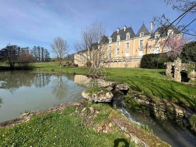 Elegant 19th Century Château With Guest House And Swimming Pool 4