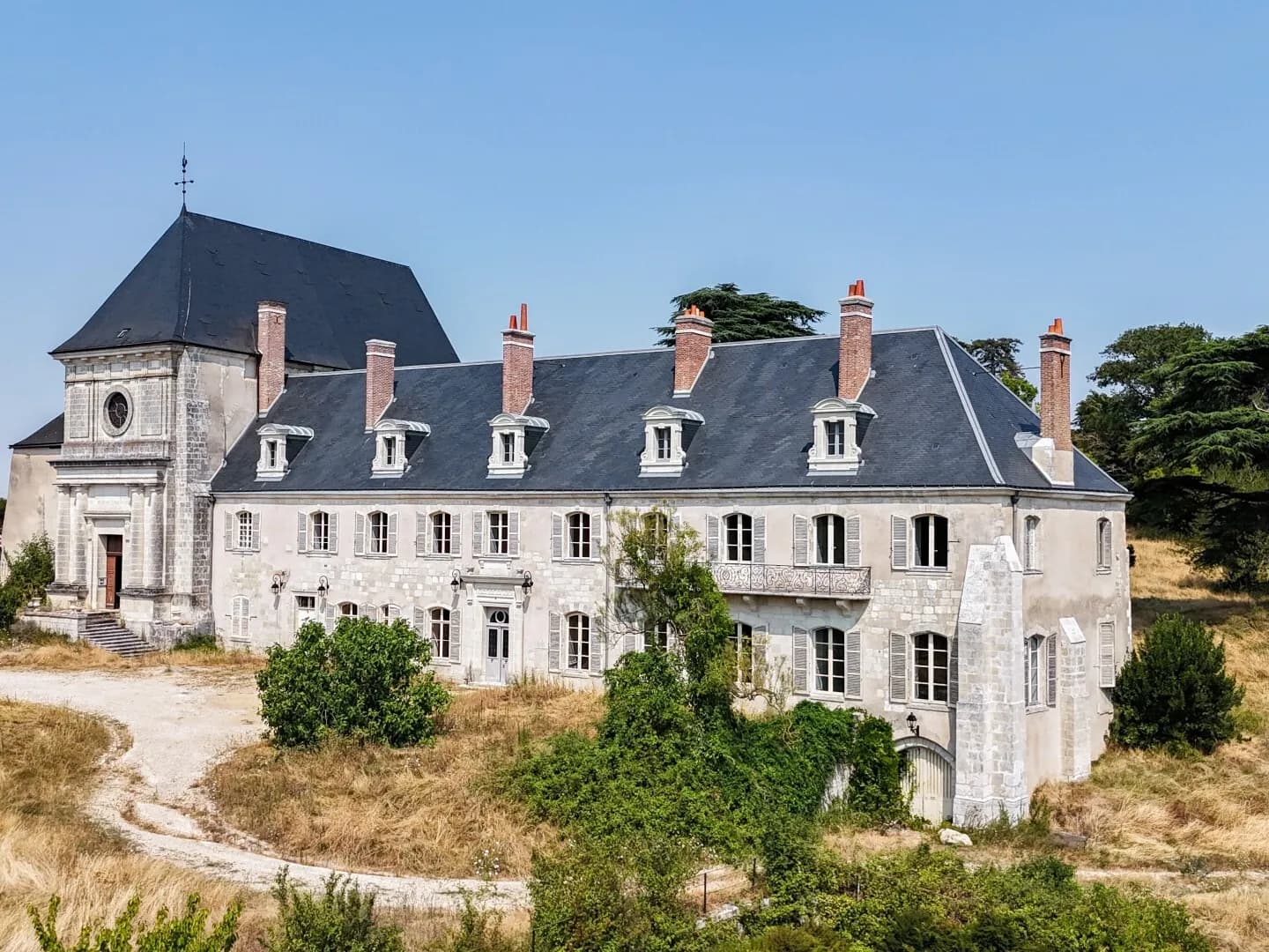 Remarkably Restored 18th Century Château With Abbey Church And Expansive Park
