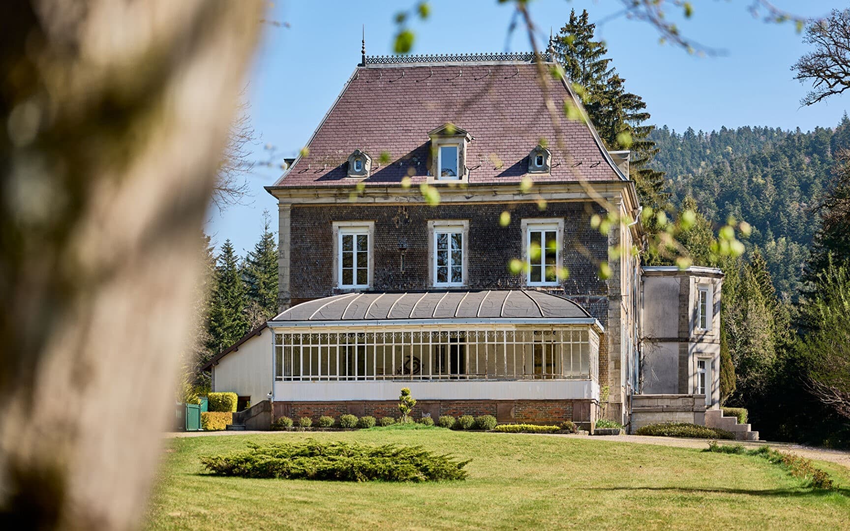 Historic Château de Faymont in the Vosges Mountains
